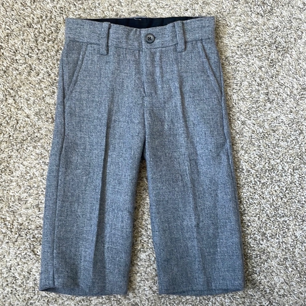 Janie and Jack - Grey Wool Pants - Lined